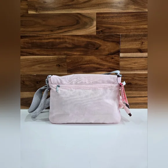 Kipling Bag Crossbody Shoulder Light Pink Monkey Keychain, NEW BAY - Picture 6 of 17